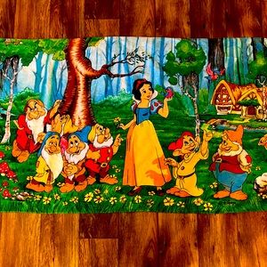 Vintage Disney Snow White beach towel.